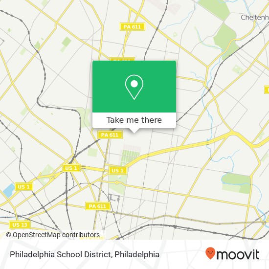 Philadelphia School District map