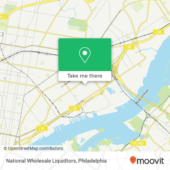 National Wholesale Liquidtors map