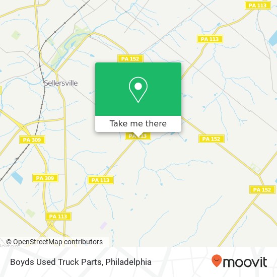 Mapa de Boyds Used Truck Parts