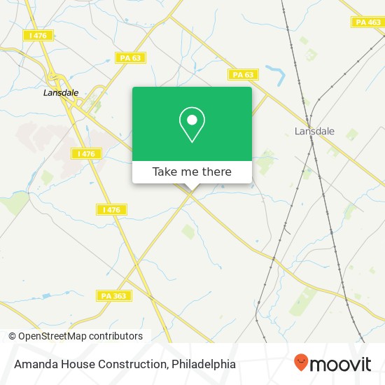 Amanda House Construction map