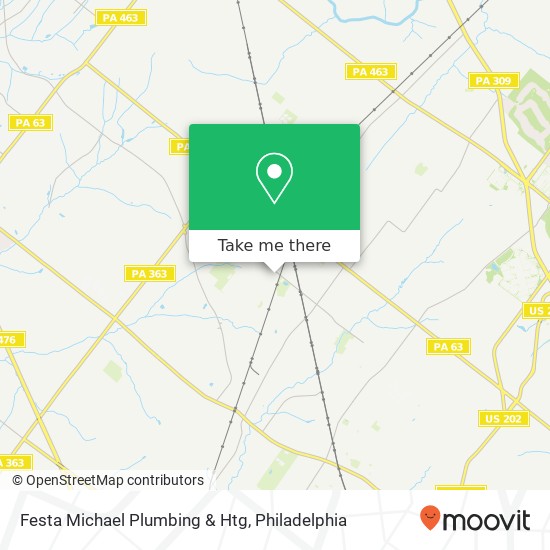 Festa Michael Plumbing & Htg map