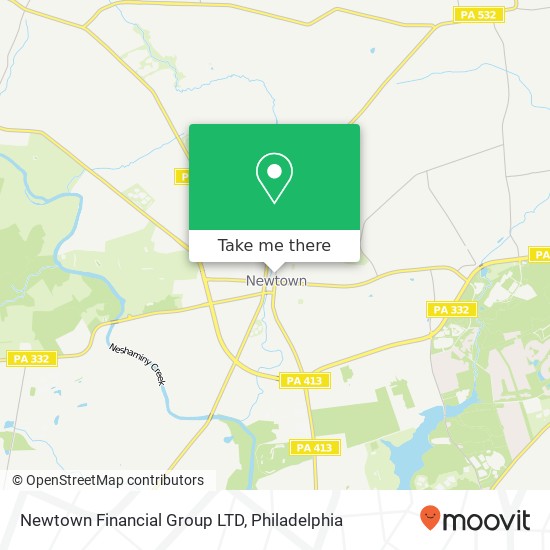 Newtown Financial Group LTD map