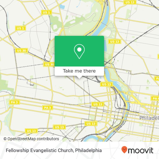 Fellowship Evangelistic Church map
