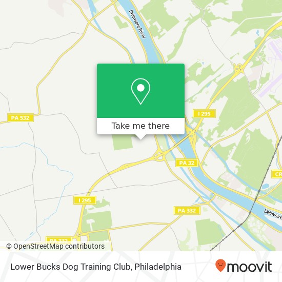 Mapa de Lower Bucks Dog Training Club