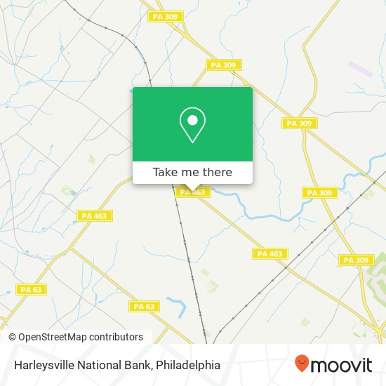 Mapa de Harleysville National Bank