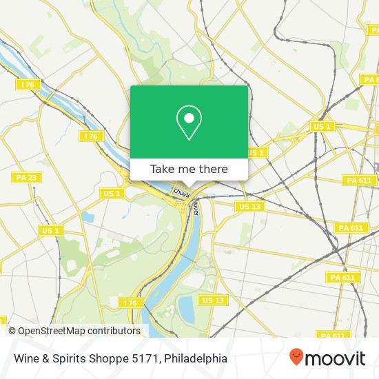 Wine & Spirits Shoppe 5171 map