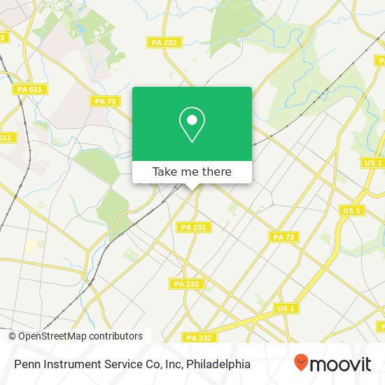 Mapa de Penn Instrument Service Co, Inc