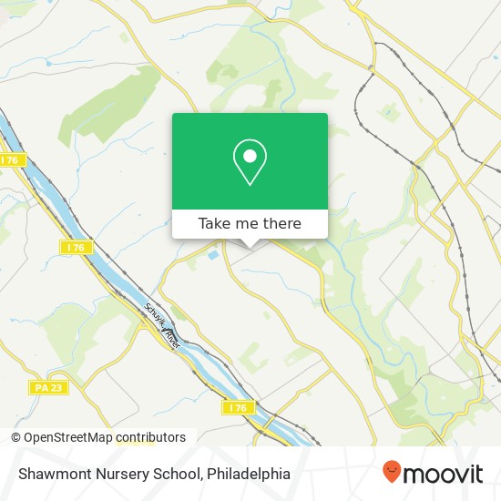 Shawmont Nursery School map