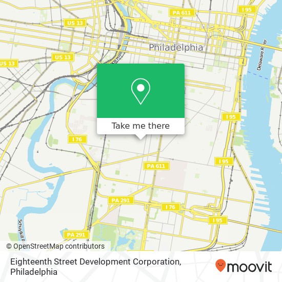 Eighteenth Street Development Corporation map