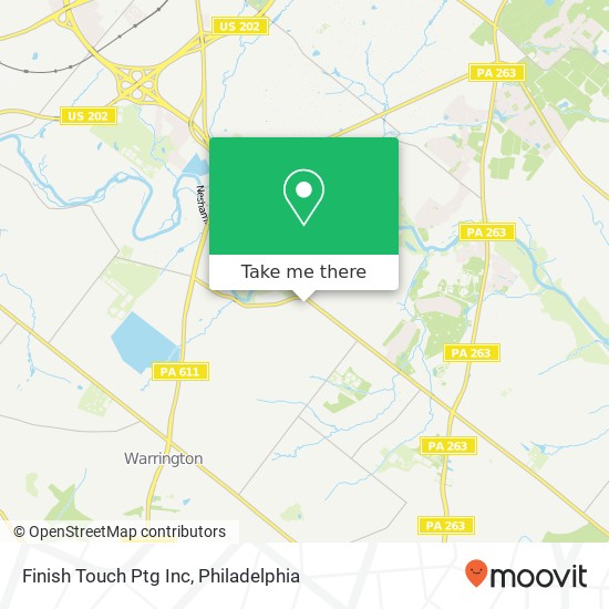 Finish Touch Ptg Inc map