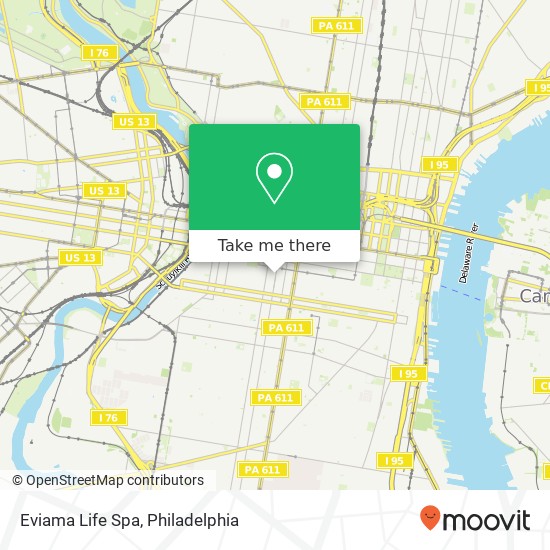 Eviama Life Spa map