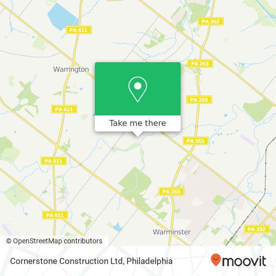Cornerstone Construction Ltd map