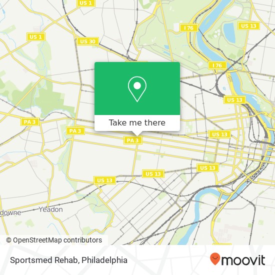 Sportsmed Rehab map