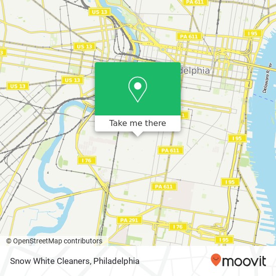 Snow White Cleaners map