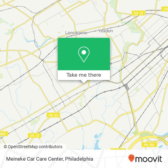 Mapa de Meineke Car Care Center