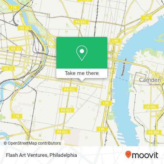 Flash Art Ventures map