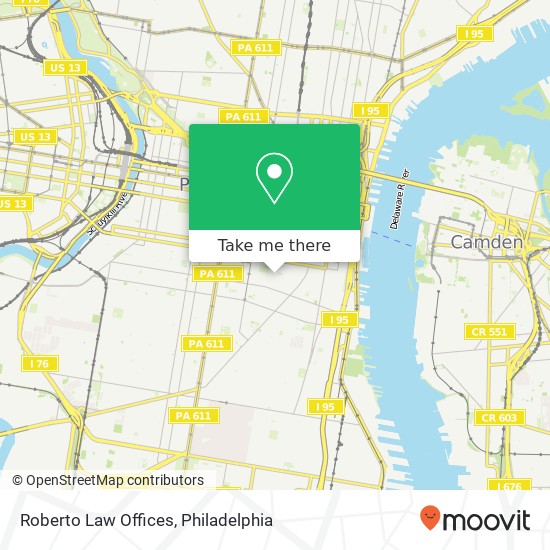 Roberto Law Offices map