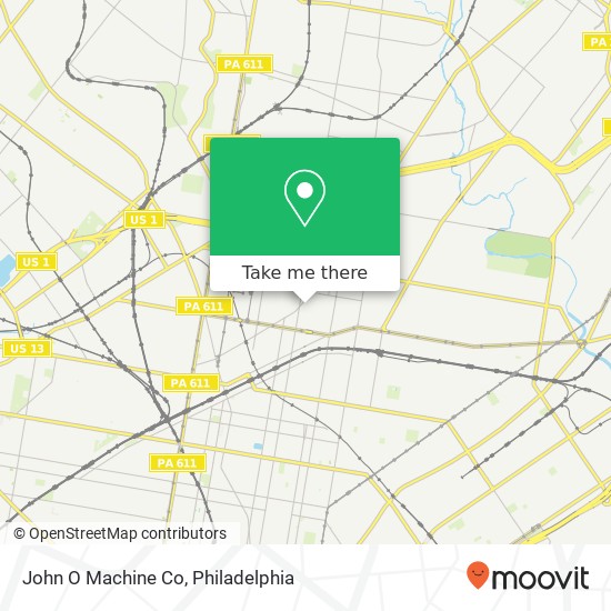 Mapa de John O Machine Co
