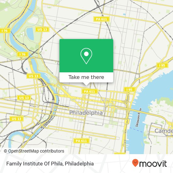 Mapa de Family Institute Of Phila
