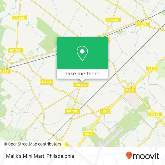 Malik's Mini Mart map
