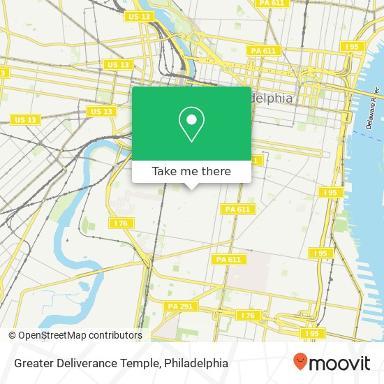 Mapa de Greater Deliverance Temple