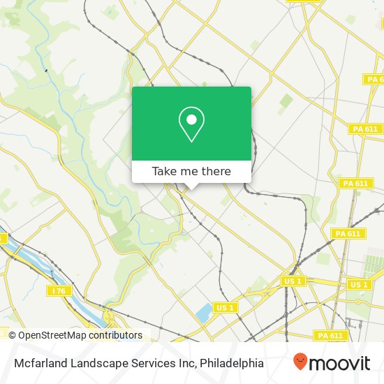 Mcfarland Landscape Services Inc map