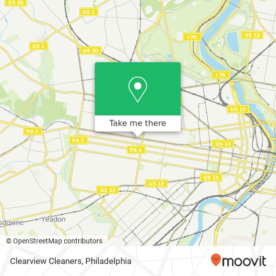 Mapa de Clearview Cleaners