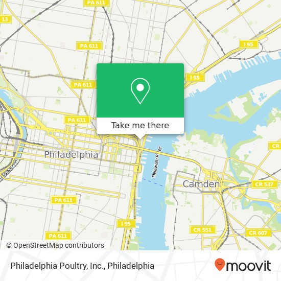 Philadelphia Poultry, Inc. map