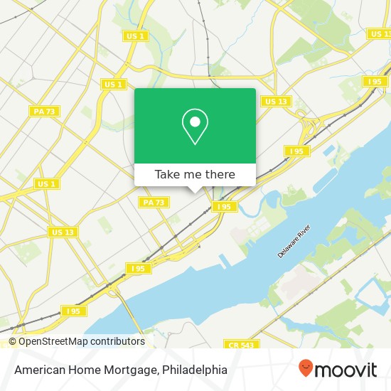 American Home Mortgage map