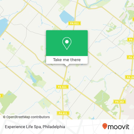 Experience Life Spa map