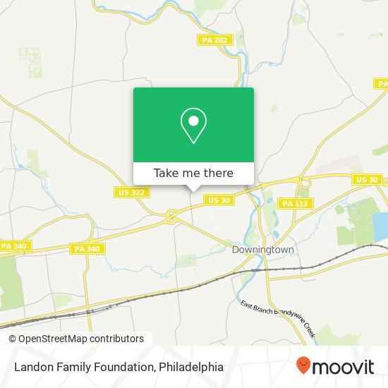 Landon Family Foundation map