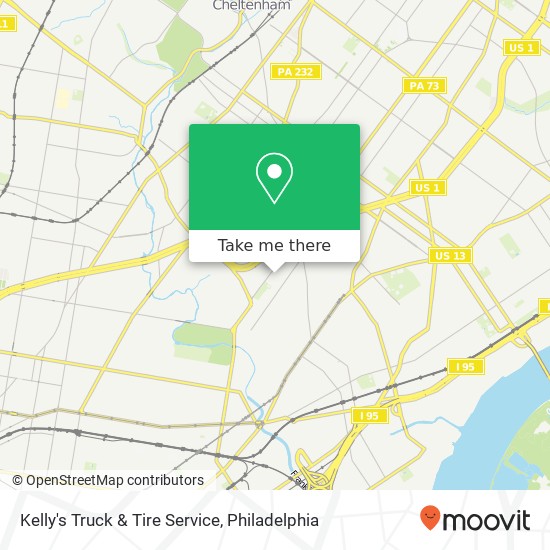 Mapa de Kelly's Truck & Tire Service