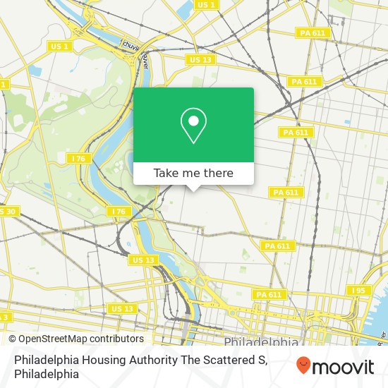 Philadelphia Housing Authority The Scattered S map
