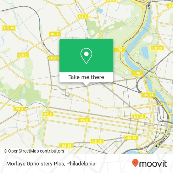 Morlaye Upholstery Plus map