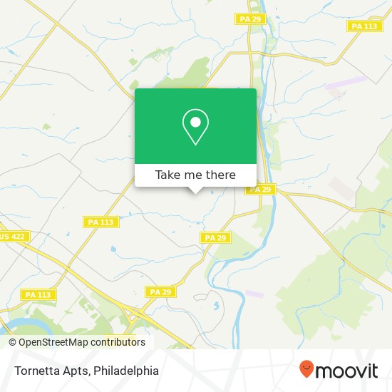 Tornetta Apts map