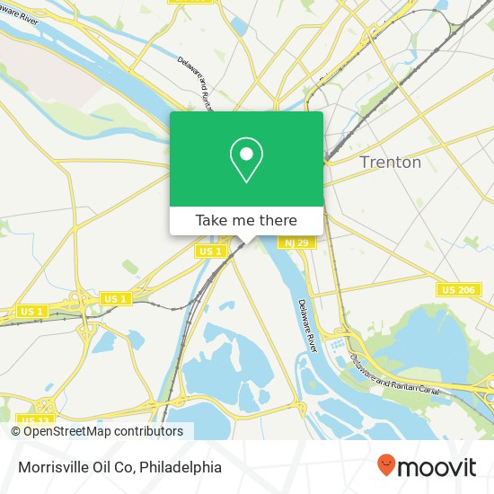 Mapa de Morrisville Oil Co