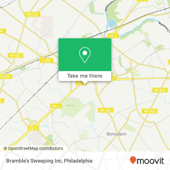 Mapa de Bramble's Sweeping Inc