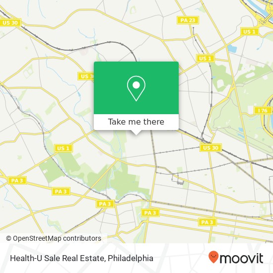 Health-U Sale Real Estate map