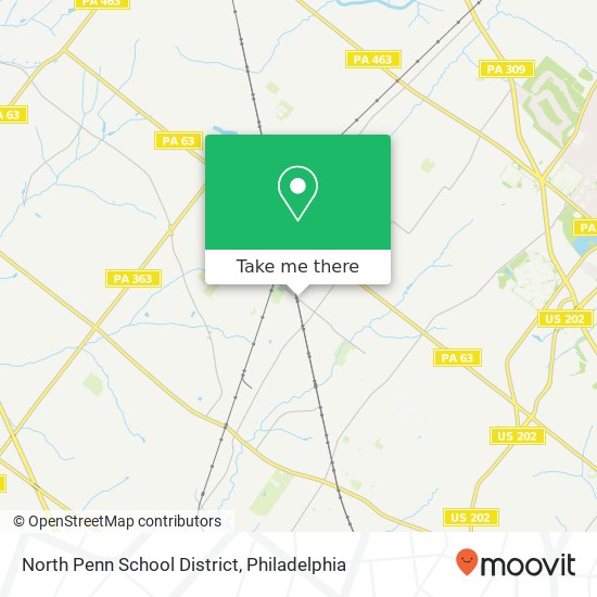 North Penn School District map