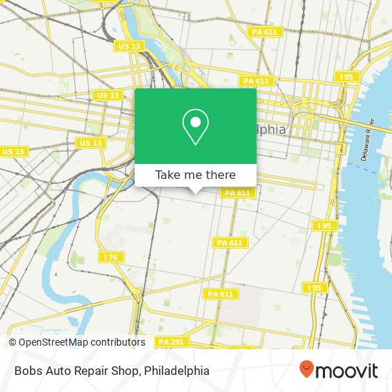 Mapa de Bobs Auto Repair Shop