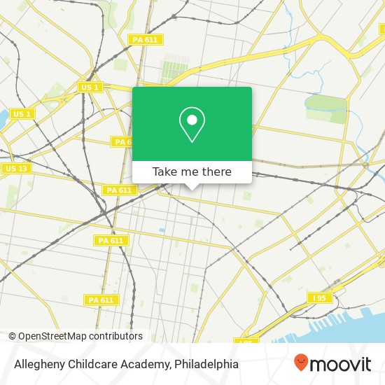 Allegheny Childcare Academy map