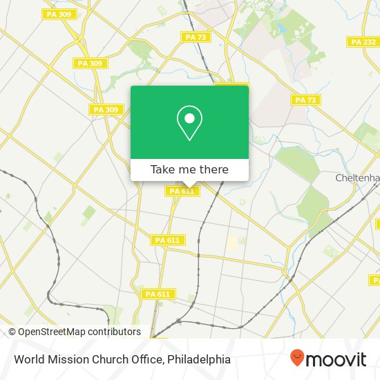 Mapa de World Mission Church Office
