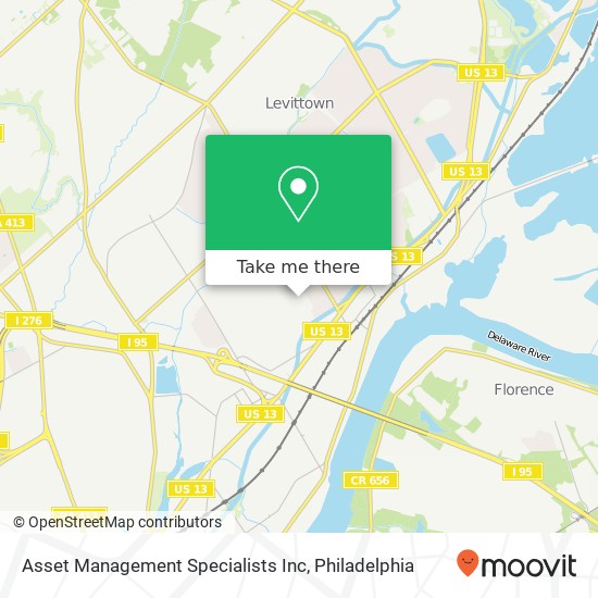 Mapa de Asset Management Specialists Inc