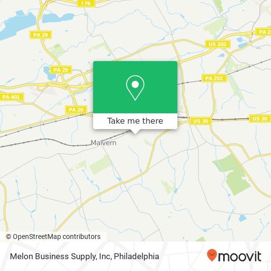 Mapa de Melon Business Supply, Inc