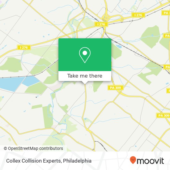 Collex Collision Experts map