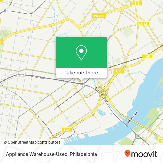 Mapa de Appliance Warehouse-Used