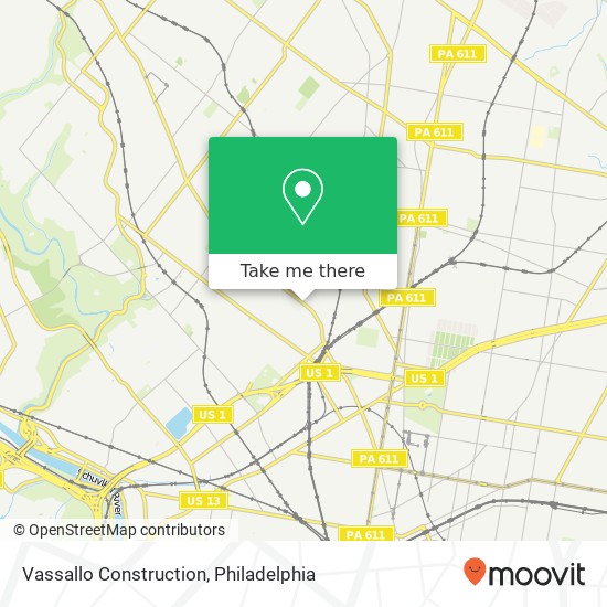 Vassallo Construction map