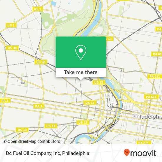 Dc Fuel Oil Company, Inc map