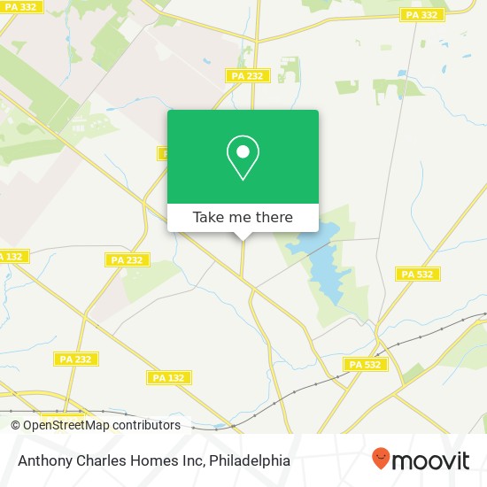 Mapa de Anthony Charles Homes Inc