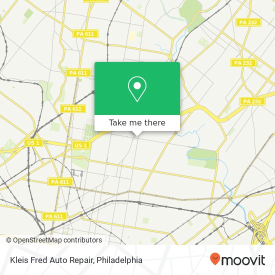 Kleis Fred Auto Repair map